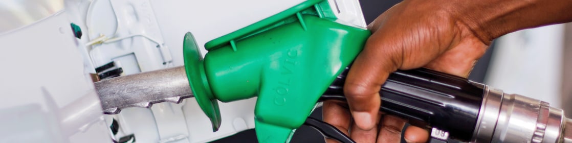 A fuel pump in service