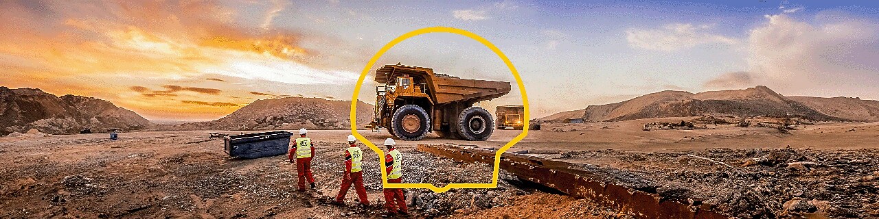 Ouvriers travaillant dans le secteur minier
