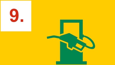 Pompe à essence avec pistolet