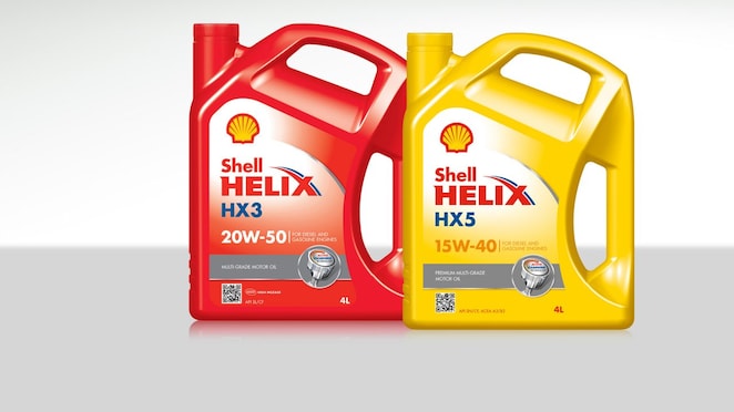 La gamme Shell Helix minérale