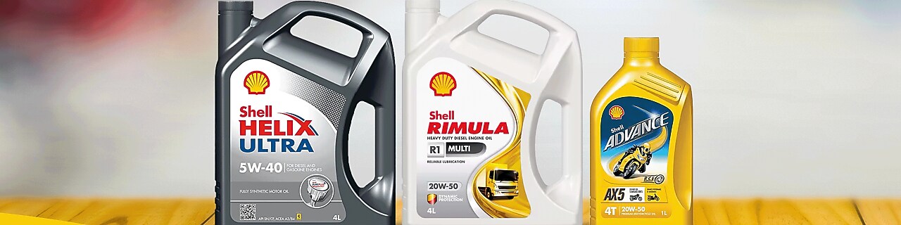 Gamme de lubrifiants Shell