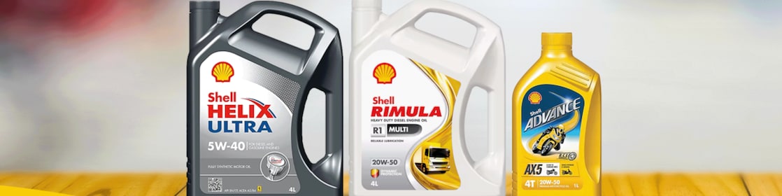 Gamme de lubrifiants Shell