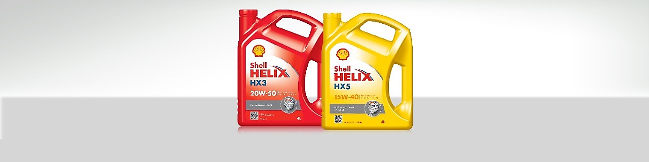 La gamme Shell Helix minérale