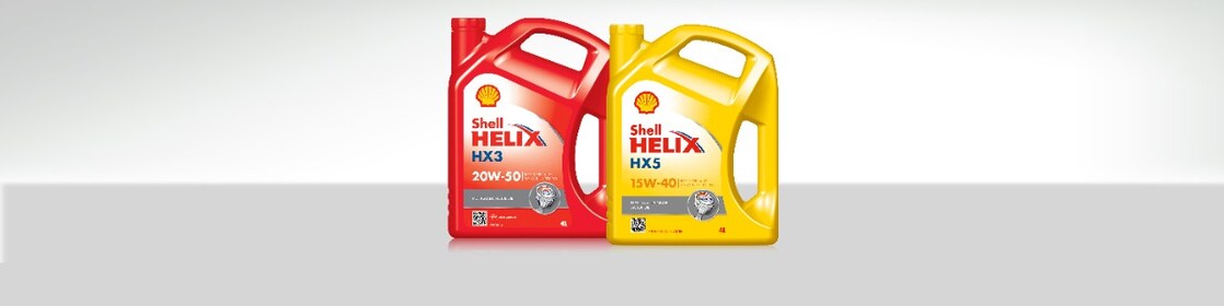 La gamme Shell Helix minérale