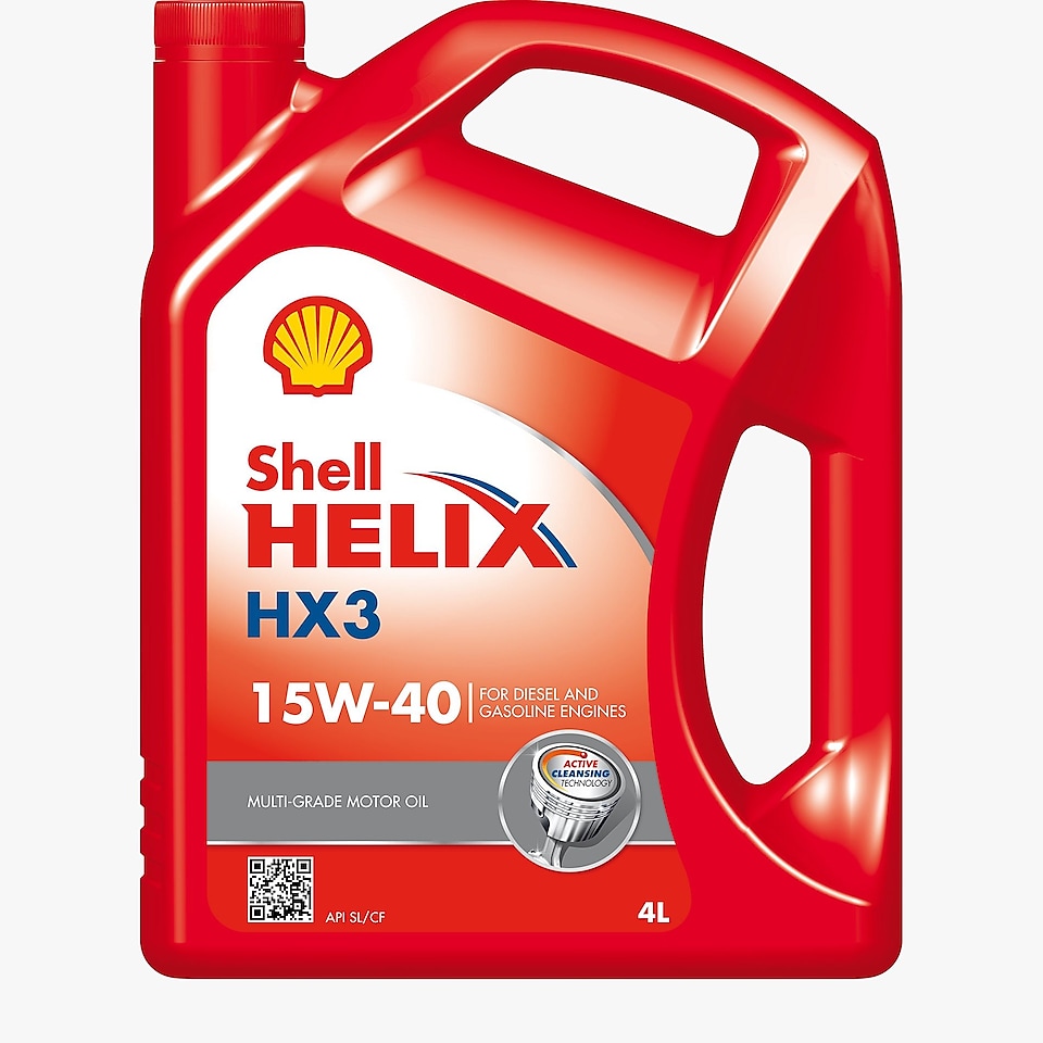 Packshot pour Shell Helix HX3 15W-40