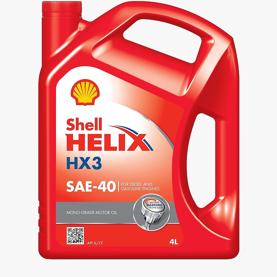 Packshot pour Shell Helix HX3 SAE-40