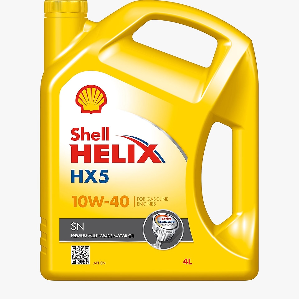 Packshot de Shell Helix HX5 SN 10W-40